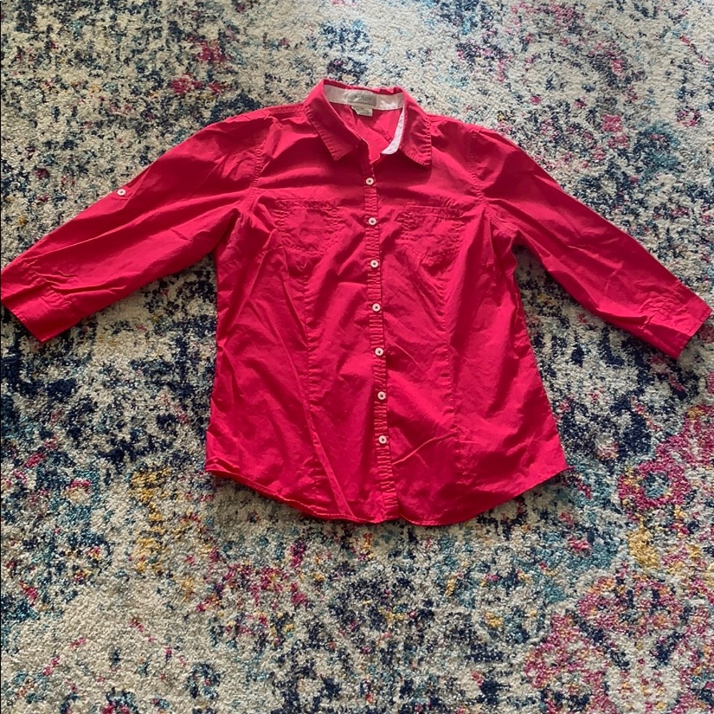 Van Heusen Pink Button Down